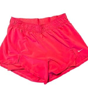 Nike Pink Athletic Shorts Moisture-Wicking Lightweight